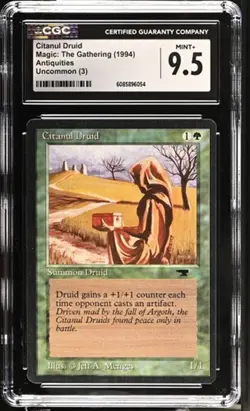 Citanul Druid, Antiquities Mtg. CGC 9.5 Mint+! - Image 1