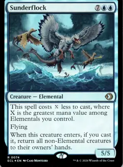 Sunderflock FOIL Lorwyn Eclipsed Magic MTG NM - Image 1