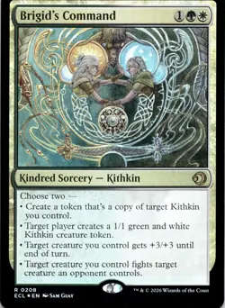 Brigid's Command FOIL Lorwyn Eclipsed Magic MTG NM - Image 1