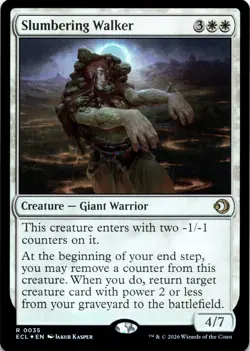 Slumbering Walker FOIL Lorwyn Eclipsed Magic MTG NM - Image 1