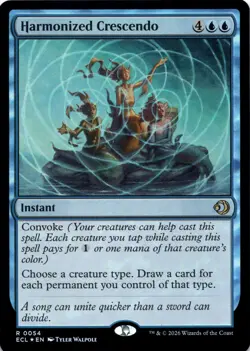 Harmonized Crescendo FOIL Lorwyn Eclipsed Magic MTG NM - Image 1