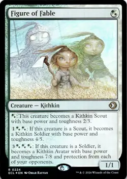 Figure of Fable FOIL Lorwyn Eclipsed Magic MTG NM - Image 1