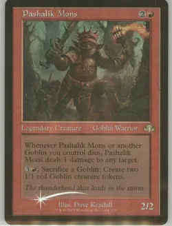 Pashalik Mons 328 Foil Retro Border NM Dominaria Remastered MTG - Image 1