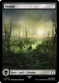 MTG - Swamp - Universes Beyond: Fallout- #849 - Surge Foil - Image 1
