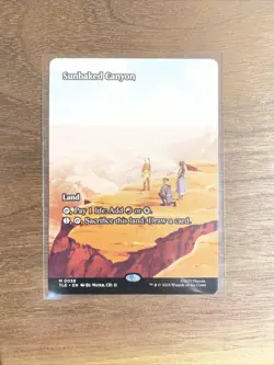MTG Sunbaked Canyon #0058 Borderless R Avatar: The Last Airbender: E-L (TLE) - Image 1