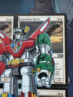 Erik Klug MTG Alter Squadron Hawk x4 Voltron Magic and Green Sun Lantern - Image 3
