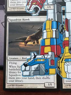 Erik Klug MTG Alter Squadron Hawk x4 Voltron Magic and Green Sun Lantern - Image 4