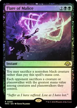 Flare of Malice FOIL - 0095 - Rare - Modern Horizons 3 MH3 MTG - Image 1