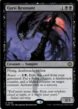 MTG Qarsi Revenant (86) | NM | Tarkir: Dragonstorm {TDM} - Image 1