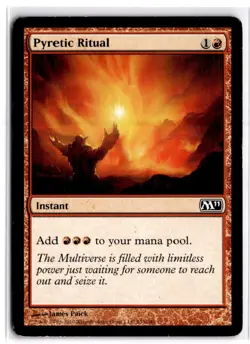MTG Pyretic Ritual C M11 153 MP - Image 1