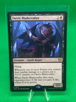 MTG - FAERIE BLADECRAFTER - Wilds of Eldraine Com (R) - Image 1