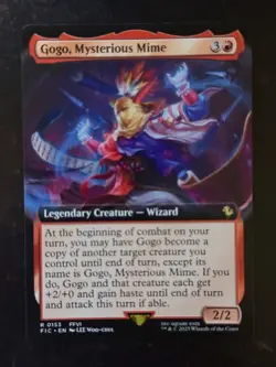 MTG Final Fantasy English Gogo, Mysterious Mime Extended Art 0153 Non-Foil - Image 1