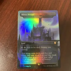 Mtg. Minas Morgul. Surge Foil Borderless. Lord of the Rings. Pack Fresh - Image 1