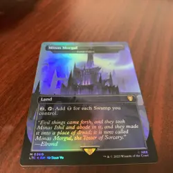 Mtg. Minas Morgul. Surge Foil Borderless. Lord of the Rings. Pack Fresh - Image 2