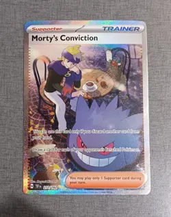 Morty's Conviction 211/162 Special Illustration Rare - Pokemon PACK FRESH TEF - Image 5