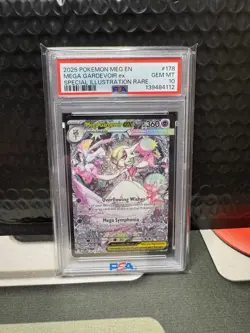 2025 Pokemon Mega Evolution Mega Gardevoir EX Special Illustration Rare PSA 10 - Image 1