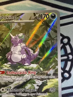 Nidoking #174/164 - Pokemon Scarlet & Violet: 151 Illustration Rare - NEAR MINT - Image 3