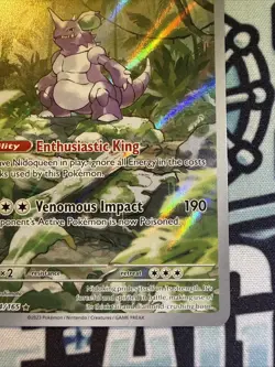 Nidoking #174/164 - Pokemon Scarlet & Violet: 151 Illustration Rare - NEAR MINT - Image 4