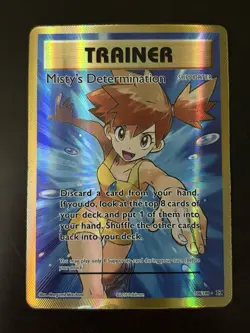 Pokemon TCG Misty's Determination Full Art Ultra Rare Holo XY Evolutions 108/108 - Image 1
