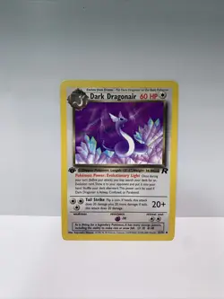 NM Dark Dragonair 33/82 1st Edition Team Rocket Pokemon 2000 - Image 1