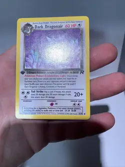 NM Dark Dragonair 33/82 1st Edition Team Rocket Pokemon 2000 - Image 3