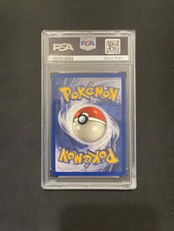 1999 Pokemon Jungle Vaporeon Holo 12/64 Graded PSA 5 - Image 2