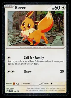 Eevee 200 Promo Scarlet & Violet 200 SVP *Swirl* Pokemon Near Mint - Image 1