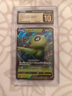 Celebi V CGC Pristine 10 Pokemon 2021 Japanese Jet black spirit 003/070 Holo - Image 2