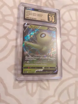 Celebi V CGC Pristine 10 Pokemon 2021 Japanese Jet black spirit 003/070 Holo - Image 3