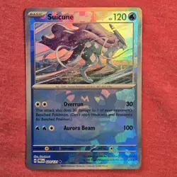 Pokemon Prismatic Evolutions: Suicune 024/131 Reverse Holo Master Ball - NM - Image 1
