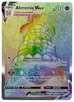Pokemon TCG - Alcremie VMAX - 073/072 - Secret Rare - Shining Fates [Near Mint] - Image 1