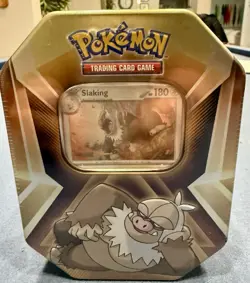 Pokemon TCG: Triple Whammy Slaking Collector's Tin - Sealed - Brand New - Image 1
