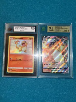 Charizard Vmax Holo MNT 9.5 Darkness Ablaze Shining Charmander KSA 9.5 Pokemon - Image 2