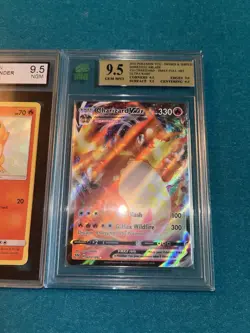Charizard Vmax Holo MNT 9.5 Darkness Ablaze Shining Charmander KSA 9.5 Pokemon - Image 4