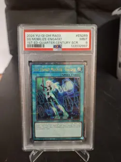 2024 YU-GI-OH! RA03-QUARTER CENTURY BONANZA SKY STRIKER MOBILIZE - ENGAGE! PSA 9 - Image 1