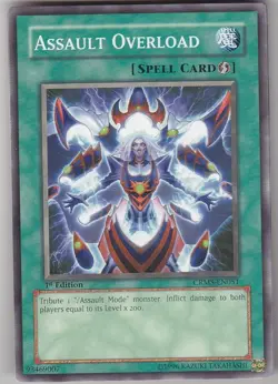 YU-GI-OH Assault Overload Common englisch CRMS-EN051 Angriffsuberlastung - Image 1