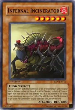 Infernal Incinerator - EEN-EN012 - LP+ - Common - 1st ed - Yugioh - Image 1