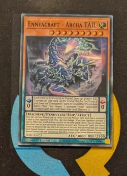 PHRE-EN023 Enneacraft - Archa.TAIL x3 Super Rare 1st Ed YuGiOh Playset - Image 2