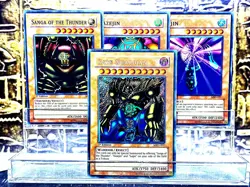 Yu-Gi-Oh Gate Guardian Set Metal Raiders MRD-000 025 026 027 1st Edition 1996 NM - Image 1