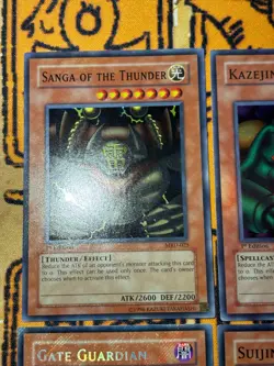 Yu-Gi-Oh Gate Guardian Set Metal Raiders MRD-000 025 026 027 1st Edition 1996 NM - Image 3
