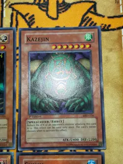 Yu-Gi-Oh Gate Guardian Set Metal Raiders MRD-000 025 026 027 1st Edition 1996 NM - Image 4