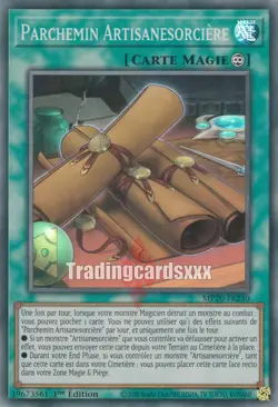 ♦Yu-Gi-Oh!♦ Parchemin Artisanesorciere : MP20-FR230 SR - Image 1