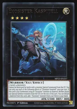 Exosister Kaspitell - MP23-EN257 - Ultra Rare - 1st Edition Yugioh - Image 1