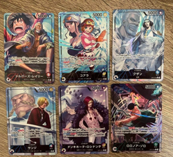 ONE PIECE Card Game Legacy of the Master OP12 Rayleigh zoro leader japanese 6set - Image 1