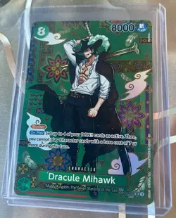 Dracule Mihawk - OP12-030 (SP) - The Azure Sea's Seven (OP14) - English - Image 1