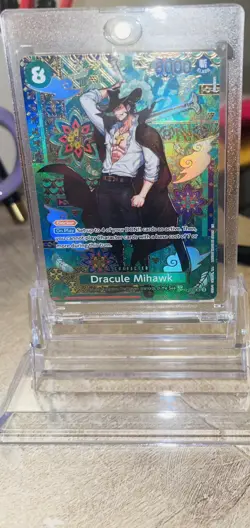 Dracule Mihawk - OP12-030 (SP) - The Azure Sea's Seven (OP14) - English - Image 3