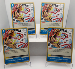 Gum-Gum Giant Gavel Playset - OP03-055 x4 - Pillars of Strength - One Piece TCG - Image 1