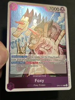 Foxy (071) OP07-071 500 Years in the Future Foil One Piece TCG NM - Image 3