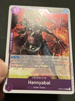 Hannyabal OP02-083 Paramount War Foil One Piece TCG NM - Image 5