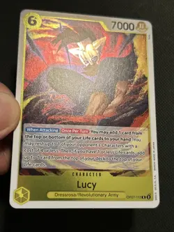 Lucy OP07-112 500 Years in the Future Foil One Piece TCG NM - Image 3
